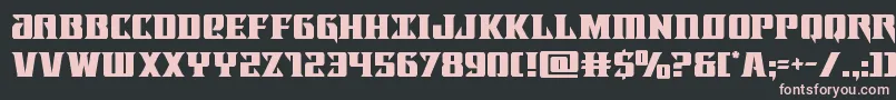 Lifeforce Font – Pink Fonts on Black Background