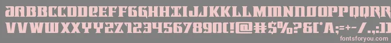 Lifeforce Font – Pink Fonts on Gray Background