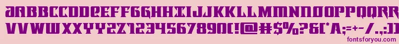 Lifeforce Font – Purple Fonts on Pink Background