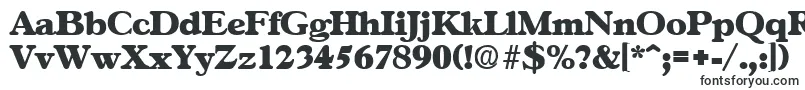 GascogneExtrabold Font – Fonts for Mac