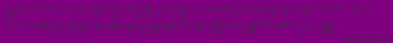 MilkBarShadow Font – Black Fonts on Purple Background