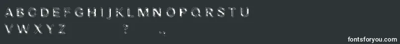 Nibiru Font – White Fonts on Black Background