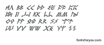Schriftart RosicrucianItalic