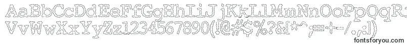 Шрифт Elecha – большие шрифты