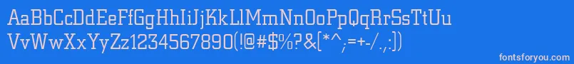 More about Citydeelig Font Citydeelig Font – Pink Fonts on Blue Background