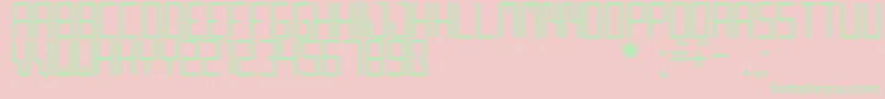 Weitere Informationen zur QuiwoLuseTfb-Schriftart QuiwoLuseTfb-Schriftart – Grüne Schriften auf rosa Hintergrund