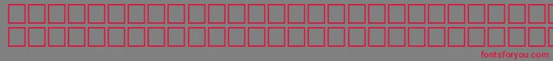 VicoRegular Font – Red Fonts on Gray Background