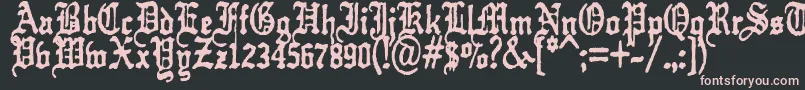 More about KrautTypefuck11 Font KrautTypefuck11 Font – Pink Fonts on Black Background