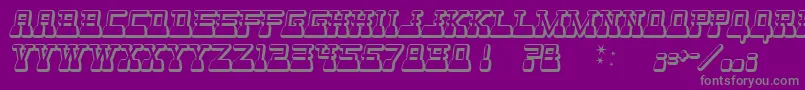 Czcionka Websterw – szare czcionki na fioletowym tle