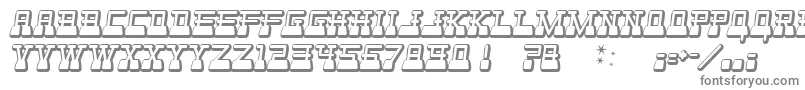 Websterw-fontti – harmaat kirjasimet valkoisella taustalla
