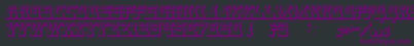 Websterw Font – Purple Fonts on Black Background