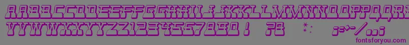 Websterw Font – Purple Fonts on Gray Background