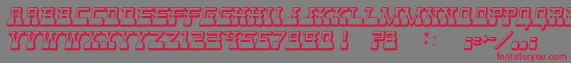 Websterw Font – Red Fonts on Gray Background