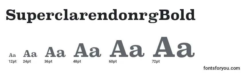 SuperclarendonrgBold Font Sizes