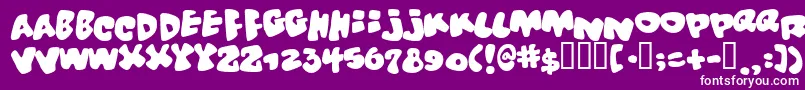 Vitamin Font – White Fonts on Purple Background