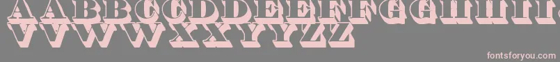 ShaddedTfb Font – Pink Fonts on Gray Background