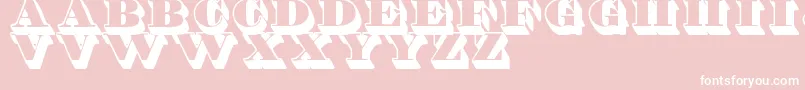 ShaddedTfb Font – White Fonts on Pink Background