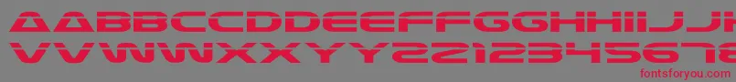 Laserian Font – Red Fonts on Gray Background