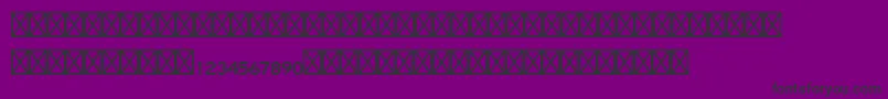 Cartastd-fontti – mustat fontit violetilla taustalla