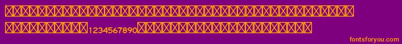 En savoir plus sur la police Cartastd Police Cartastd – polices orange sur fond violet