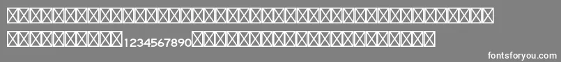 Cartastd Font – White Fonts on Gray Background