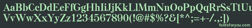 ElseLtBold Font – Green Fonts on Black Background