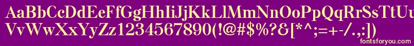 ElseLtBold Font – Yellow Fonts on Purple Background