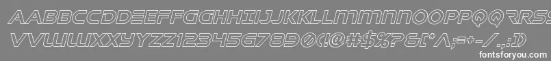 Singaporeslingoutital Font – White Fonts on Gray Background