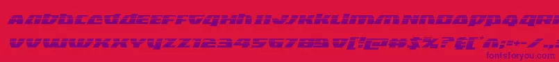 Blackbishophalfital Font – Purple Fonts on Red Background