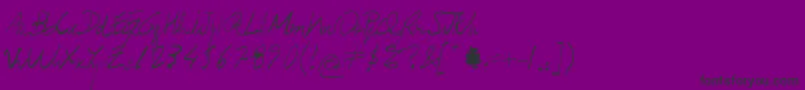 Prof.Jorge Font – Black Fonts on Purple Background