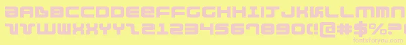 DirektorExpanded Font – Pink Fonts on Yellow Background