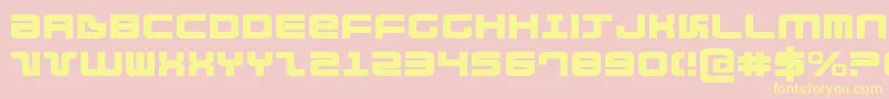 DirektorExpanded Font – Yellow Fonts on Pink Background