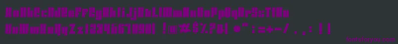 fuente HoodsandcapersSlab – Fuentes Moradas Sobre Fondo Negro