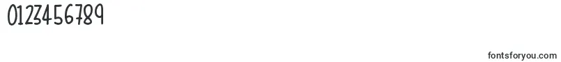SunshineSmiles-Schriftart – Schriften für Zahlen und Nummern