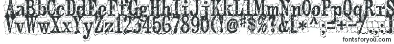 Шрифт Puzzleface – шрифты, начинающиеся на P