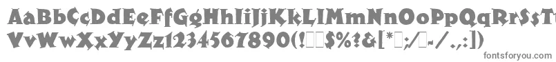 フォントXyloLetPlain.1.0 – 灰色のフォント