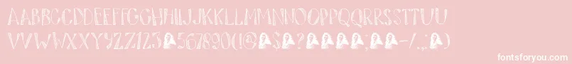 DkTartufo Font – White Fonts on Pink Background