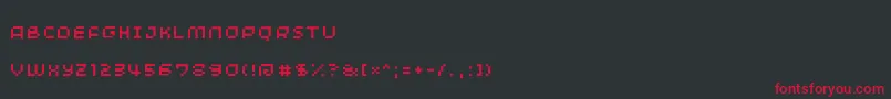 Minimum Font – Red Fonts on Black Background