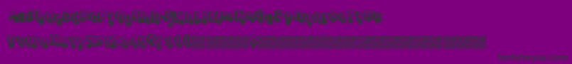 Smashbreak Font – Black Fonts on Purple Background