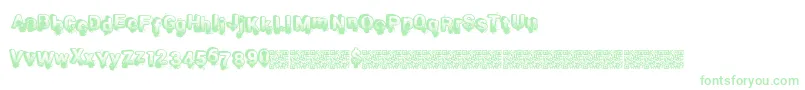 Smashbreak Font – Green Fonts on White Background