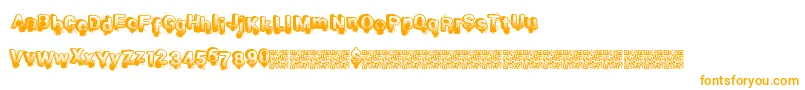 Smashbreak Font – Orange Fonts on White Background