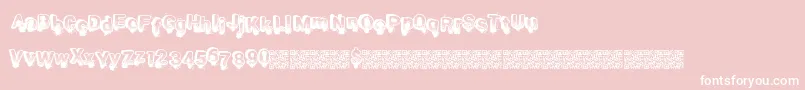 fuente Smashbreak – Fuentes Blancas Sobre Fondo Rosa