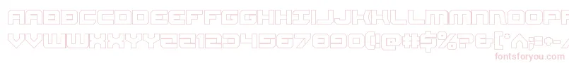 Gearheadout Font – Pink Fonts on White Background