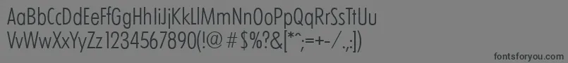 LimerickcdserialLightRegular Font – Black Fonts on Gray Background
