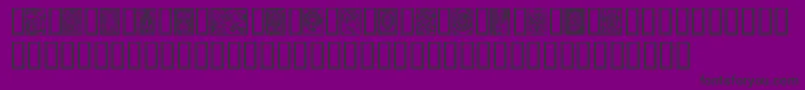 Africandesign Font – Black Fonts on Purple Background