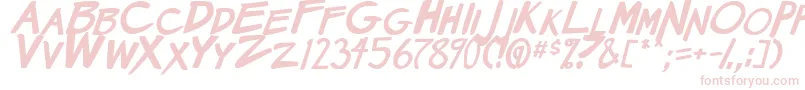 MangaSpeak2BoldItalic Font – Pink Fonts