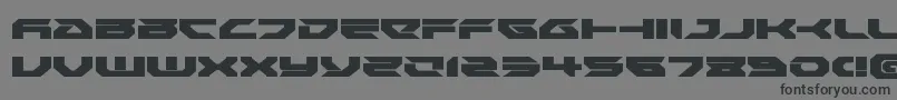 Royalsamuraiexpand Font – Black Fonts on Gray Background