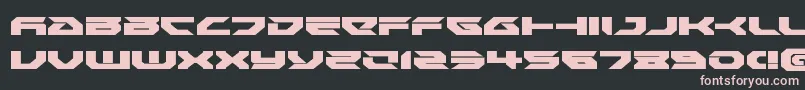 Royalsamuraiexpand Font – Pink Fonts on Black Background