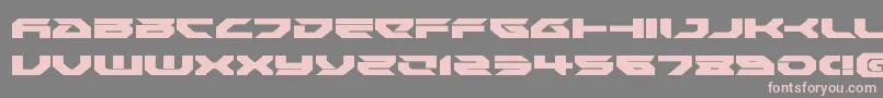 Royalsamuraiexpand Font – Pink Fonts on Gray Background