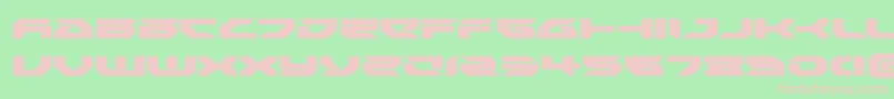 Royalsamuraiexpand Font – Pink Fonts on Green Background